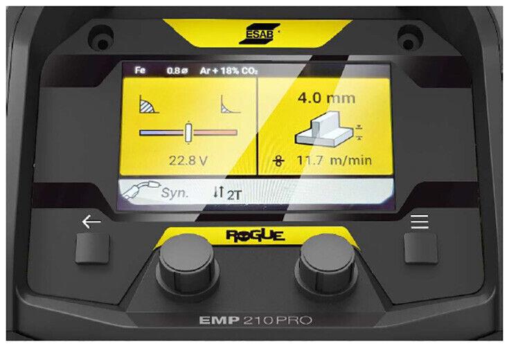 0700301092  ESAB Rogue EMP 210 PRO MIG/MAG Multi Process Inverter Welding Package - 110v / 230v, 1ph